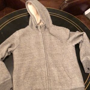 Soft cozy inner Sherpa zip up hoodie